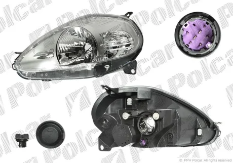Фара основная | PUNTO GRANDE, 06- Polcar 3024093V