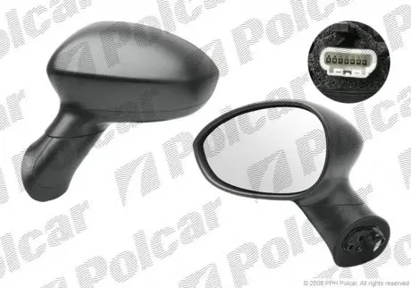 Зеркало наружное Polcar 3024516M