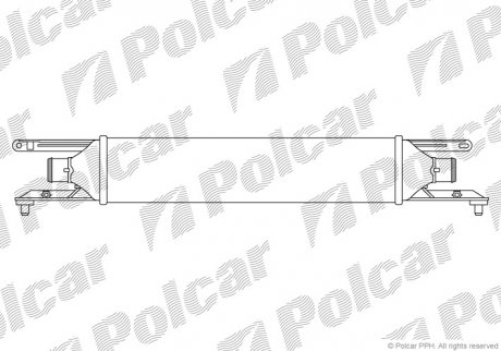 Радиатор воздуха (интеркулер) Polcar 3024J82