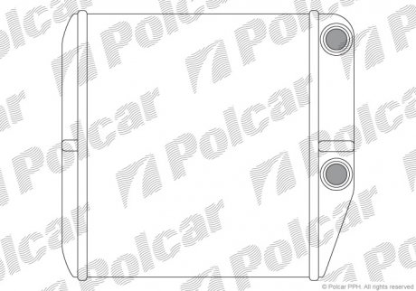 Радіатор пічки Polcar 3024N82 (фото 1)