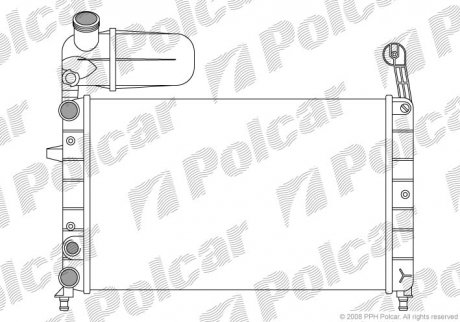 Радиатор охлаждения Polcar 3026081