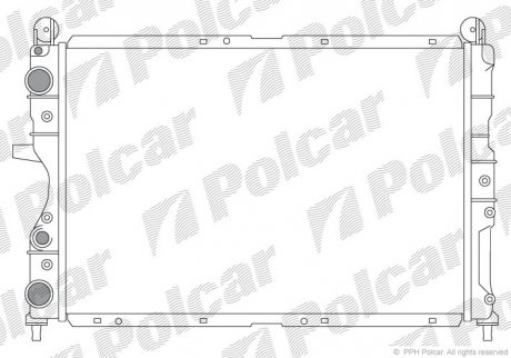 Радиатор охлаждения Polcar 3026083