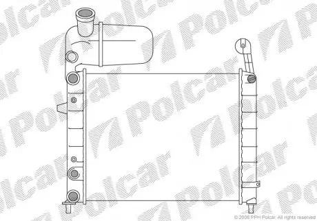 Радиатор охлаждения Polcar 3026084