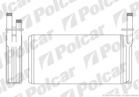 Радіатор пічки Polcar 3027N81