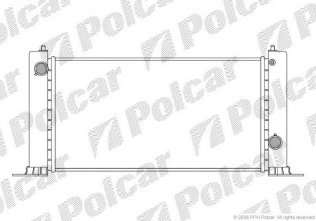 Радіатор охолодження Polcar 3030081