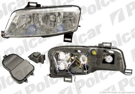 Фара основная | FIAT STILO, 01- Polcar 3030094E