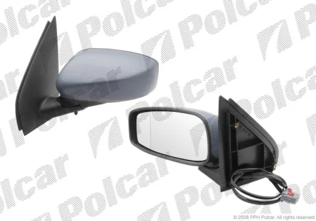 Зеркало наружное левый | FIAT STILO 01-, 5-D Polcar 3030515M
