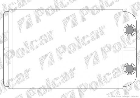 Радиатор печки Polcar 3030N81