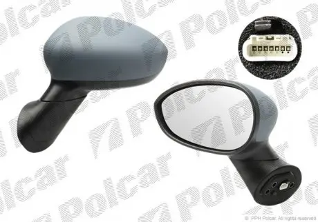 Зеркало наружное Polcar 3035527M