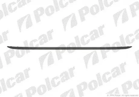 Спойлер бампера заднього Polcar 303599