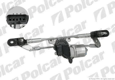 Механизм стеклоочистителей с моторчиком | 500, 07.15- Polcar 3035ZWP1