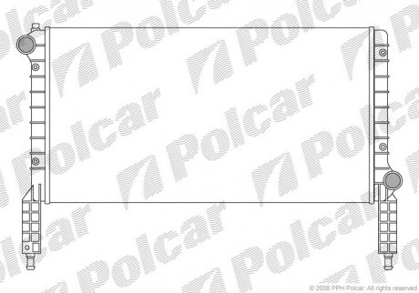 Радиатор охлаждения Polcar 3040081