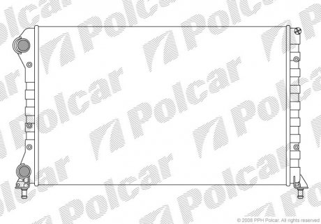 Радіатор охолодження Polcar 3040083
