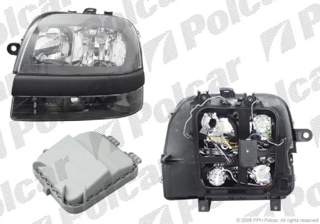 Фара основная | FIAT DOBLO 01-05 Polcar 3040091C