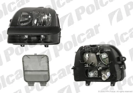Фара основная | FIAT DOBLO 01-05 Polcar 3040091E