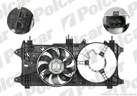 Вентилятор радиатора Polcar 304123W2