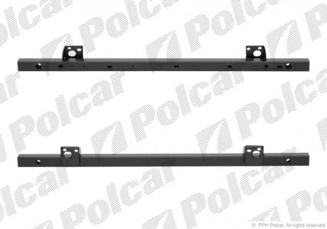Підсилювач переднього бампера нижня частина FIAT DOBLO 09-16; OPEL Combo 11-18 Polcar 304207-4 (фото 1)