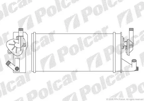 Радіатори обігріву DAILY 85-89 / 89-96 Polcar 3050N82