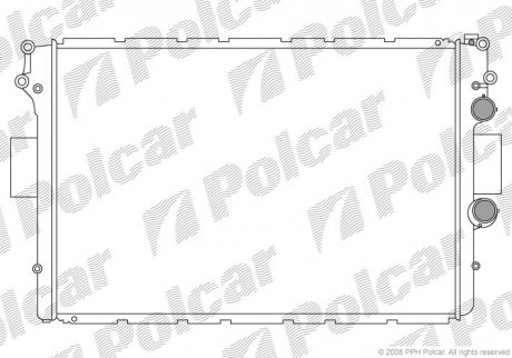 Радиатор охлаждения Polcar 305208B3