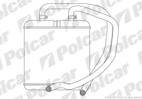 Радиатор печки Polcar 3052N81