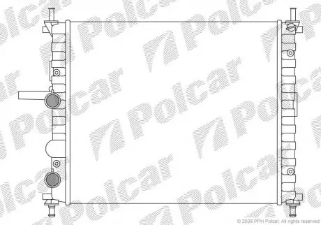 Фото радиатор охлаждения Polcar 3065082 Радиатор охлаждения Polcar 3065082