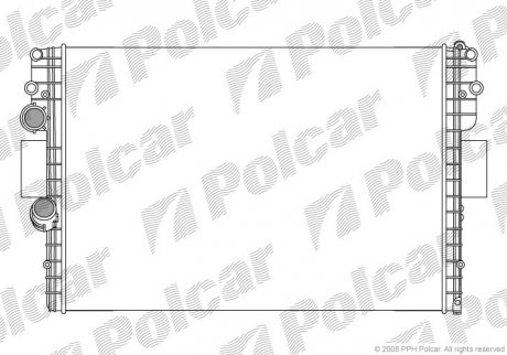 Радіатор охолодження Polcar 3080081X (фото 1)