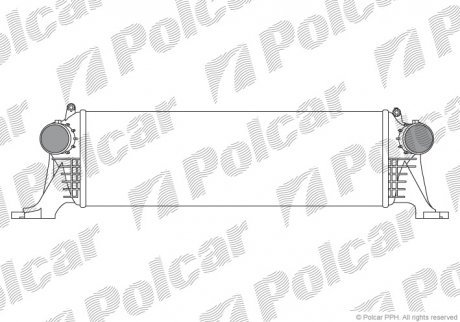 Радиатор воздуха (интеркулер) Polcar 30N1J81X