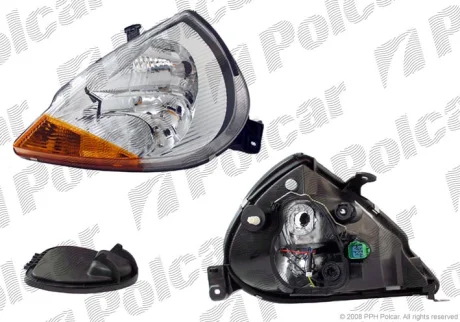 Фара основная | FORD KA, 09.96-11.08 Polcar 320009E