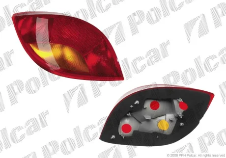 Ліхтар задній | FORD KA, 09.96-11.08 Polcar 3200880E