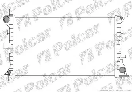 Радиатор охлаждения Polcar 3201082