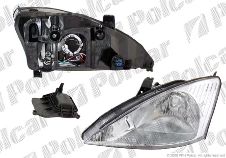 Фара основна | FORD FOCUS, 98- Polcar 320110E