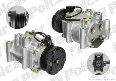 Компрессор кондиционера (новый) Polcar 3201KS1