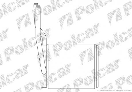 Радіатор обігріву Polcar 3201N81X