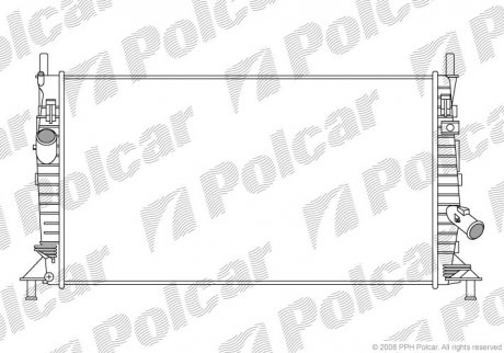 Радіатор охолодження Polcar 3202082 (фото 1)