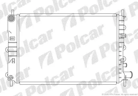 Радіатори охолодження ESCORT 95- Polcar 3206083