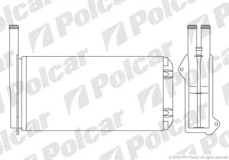 Радиатор печки Polcar 3206N81