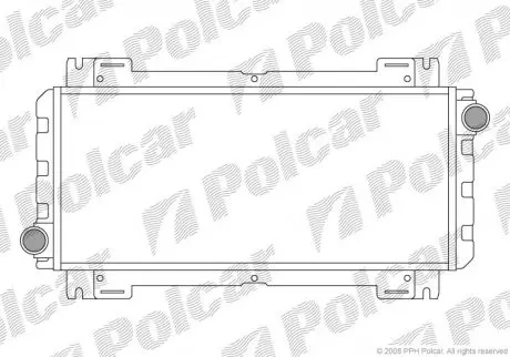 Радіатор охолодження Polcar 320808A1