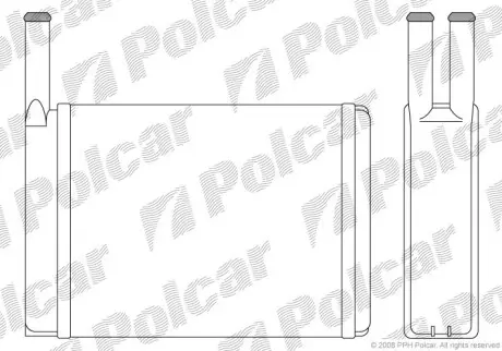 Радіатор обігріву Polcar 3208N81