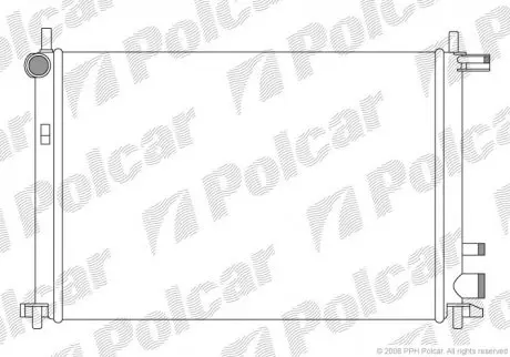 Радіатор охолодження Polcar 321008A1