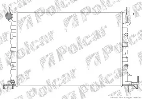 Радіатор охолодження Polcar 321008A2