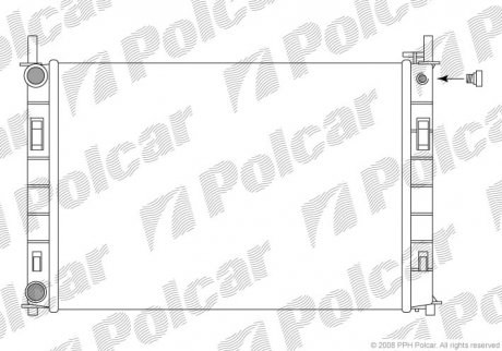 Радиатор охлаждения Polcar 3212083 (фото 1)