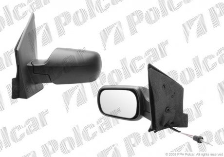 Зеркало левое механическое Polcar 3212511M (фото 1)