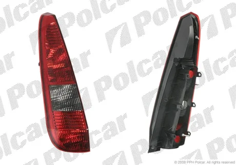 Фонарь задний | FORD FIESTA, 02- Polcar 3212881E