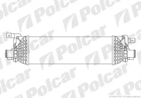 Радиатор воздуха (интеркулер) Polcar 3212J81