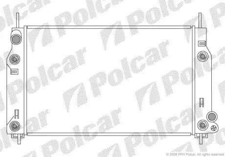 Радиатор охлаждения Polcar 3216085