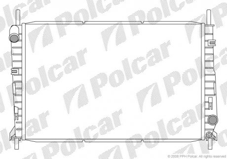 Радиатор охлаждения Polcar 321608A1
