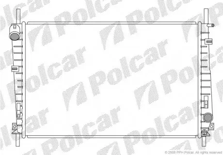 Радіатор охолодження Polcar 3218082
