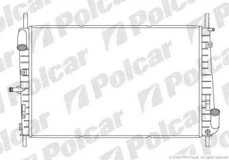 Радиатор охлаждения Polcar 3218083
