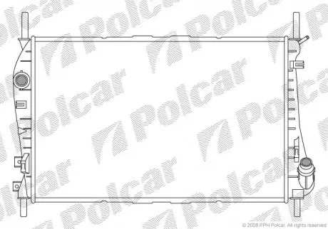 Радиатор охлаждения Polcar 3218084