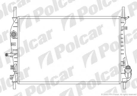 Радіатор охолодження Polcar 3218085 (фото 1)